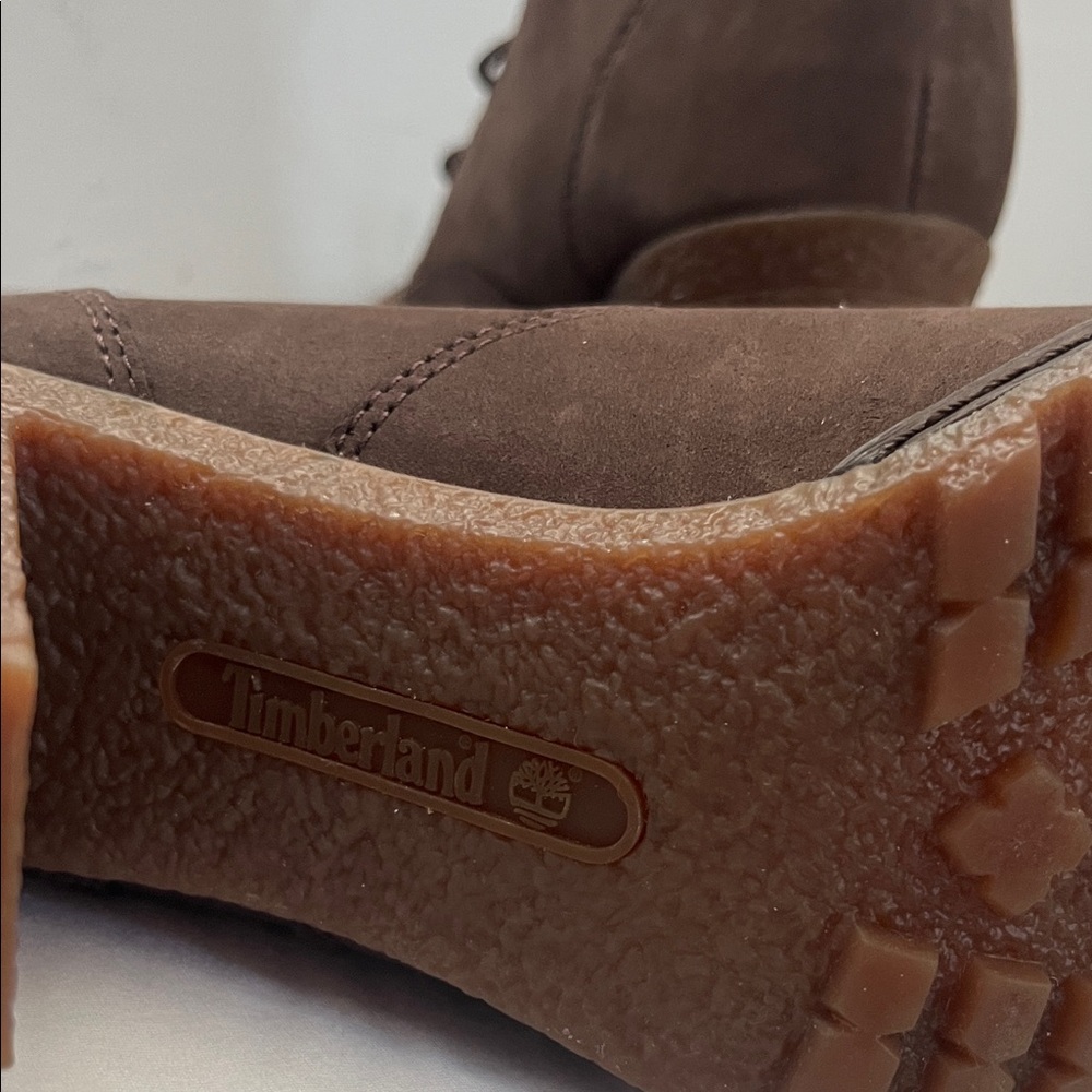 Timberland Women's Dark Brown Heeled Boots - Picture 6 of 7